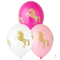 B Шелкография пастель 14" Единорог